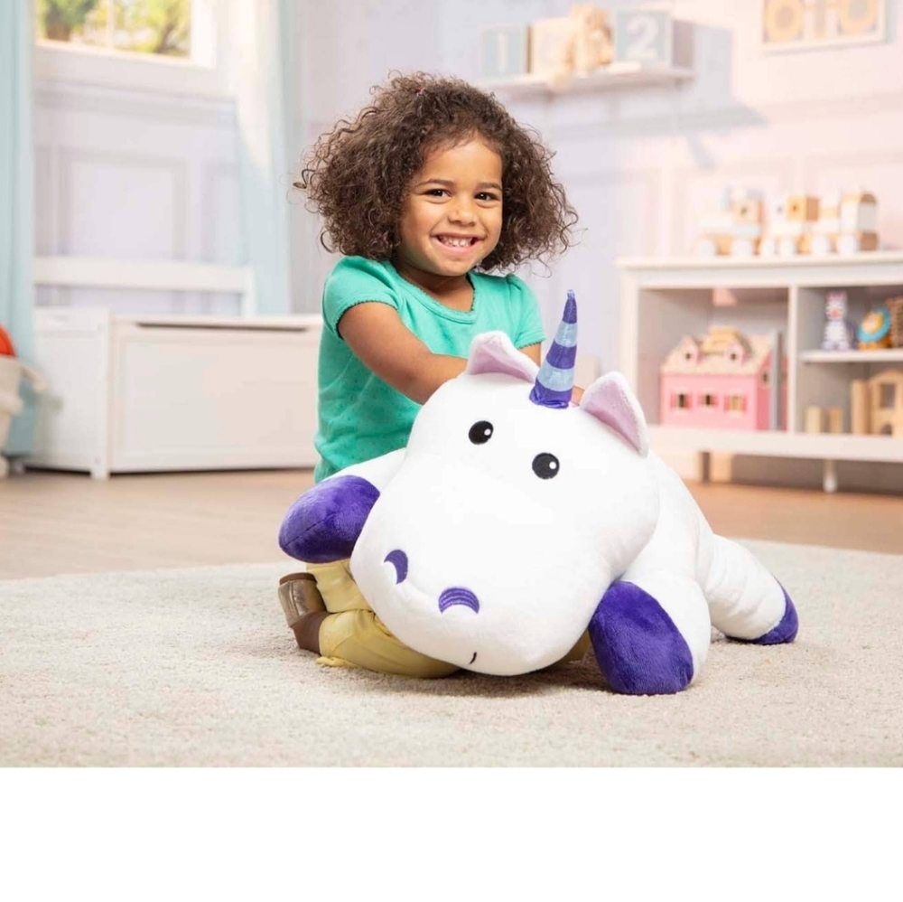 unicorn stuffed plush animal gift 27.5 " l… - Picture 4 of 9